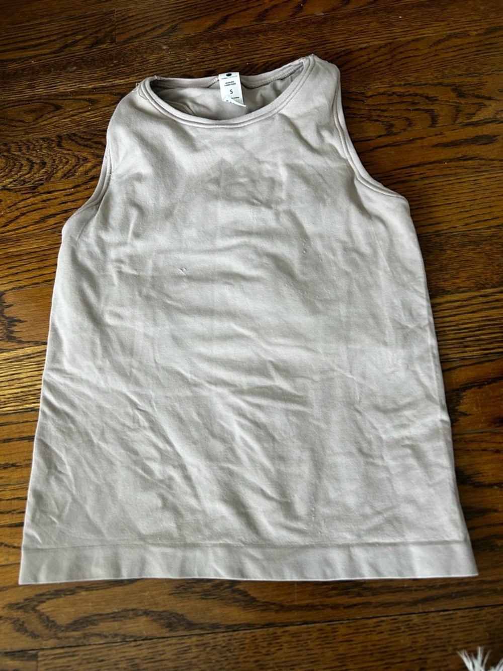 Yogalicious Women's Crop Tank - Light Beige